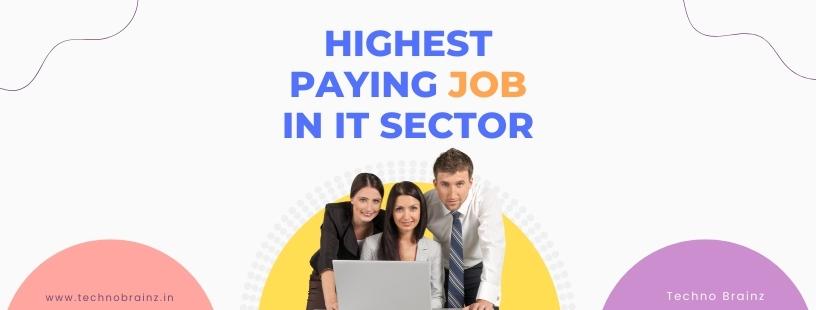 highest paying job in it sector