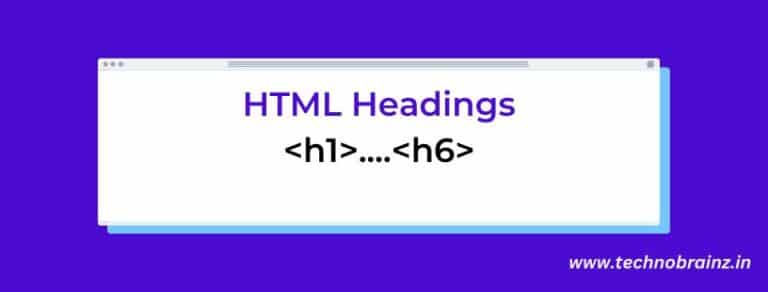 HTML Heading — with examples