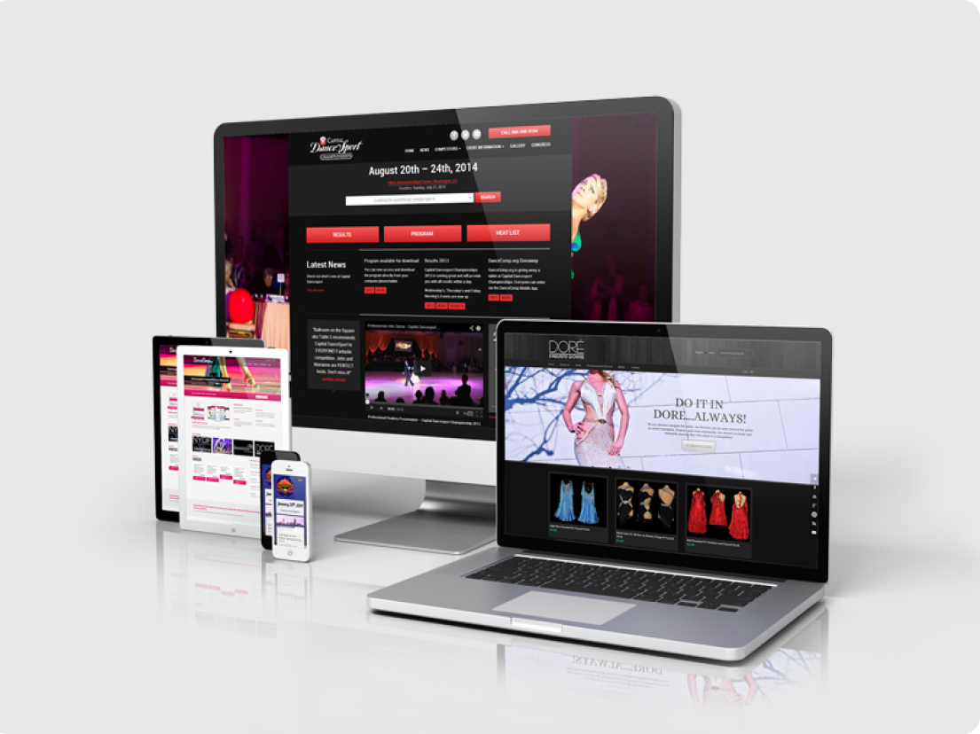 Best in class Web and App design