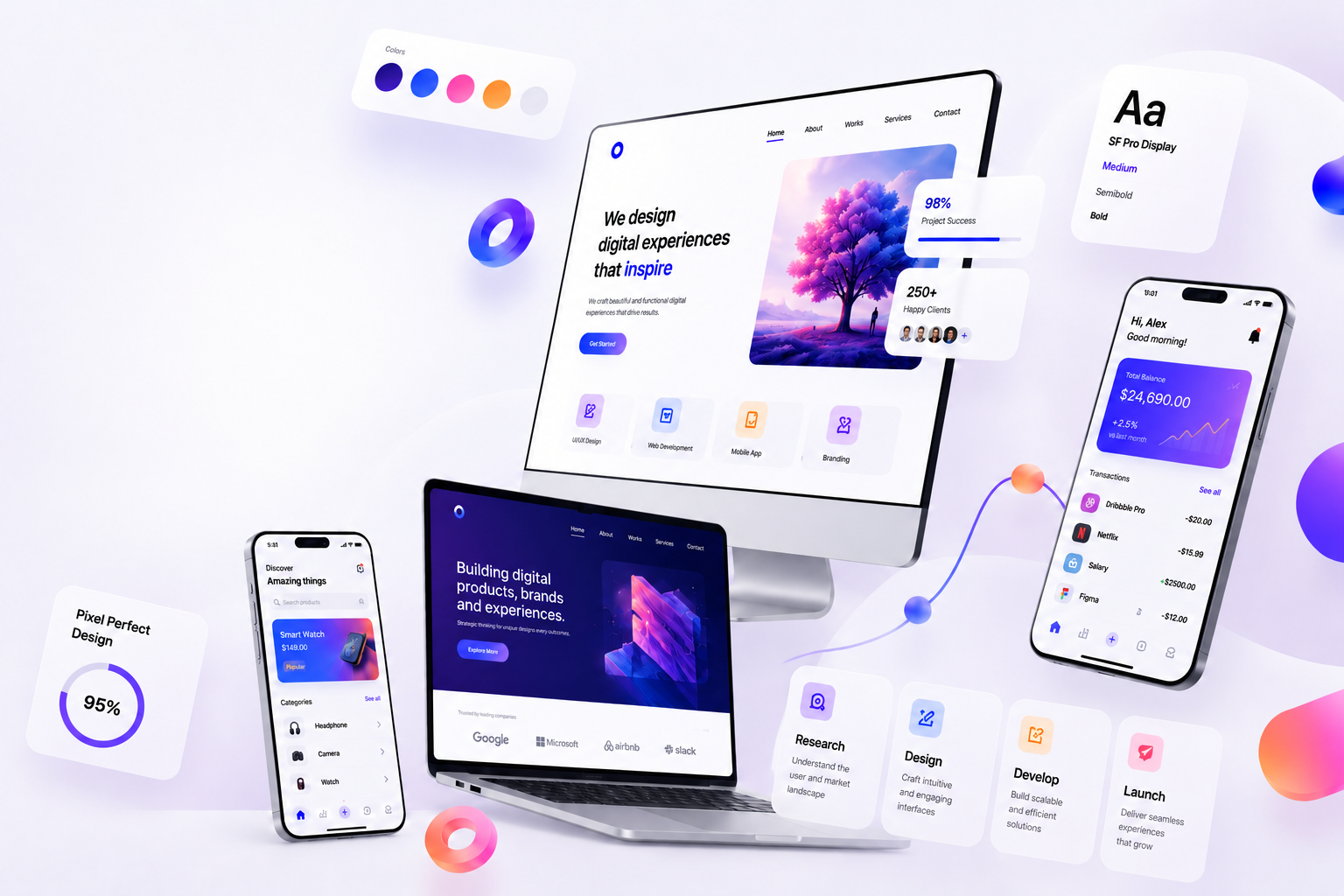 Best in class Web and App design